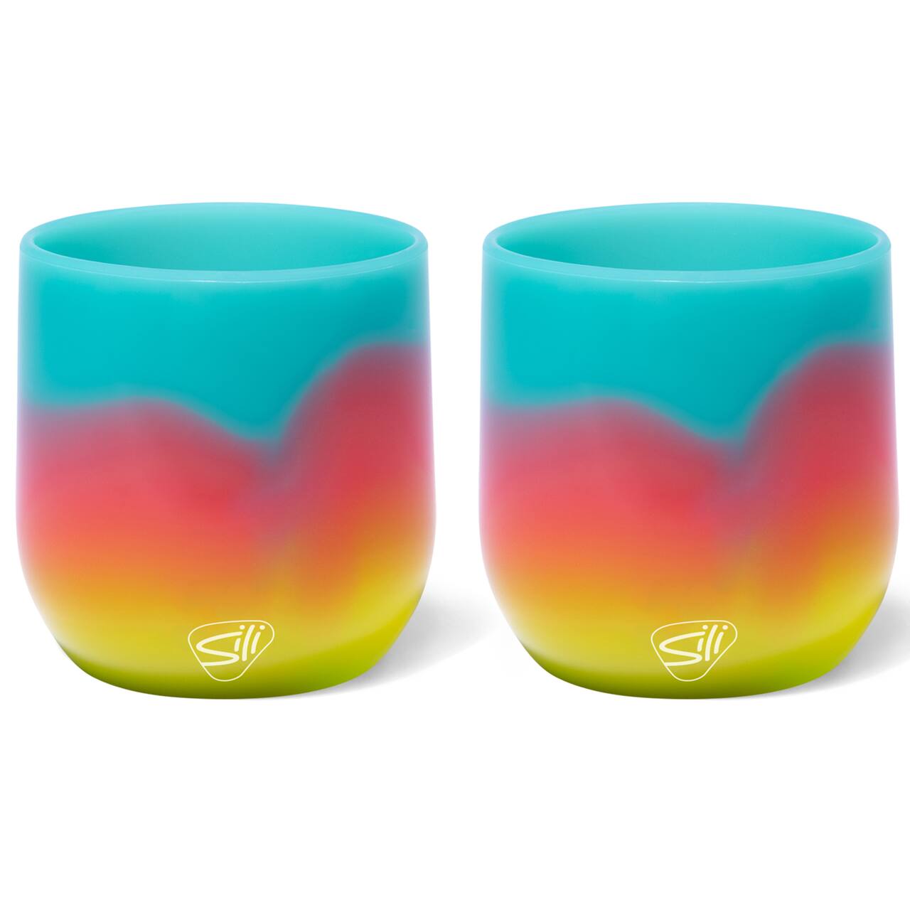 Silipint® 12oz. Aurora Silicone Stemless Wine Glasses, 2ct.